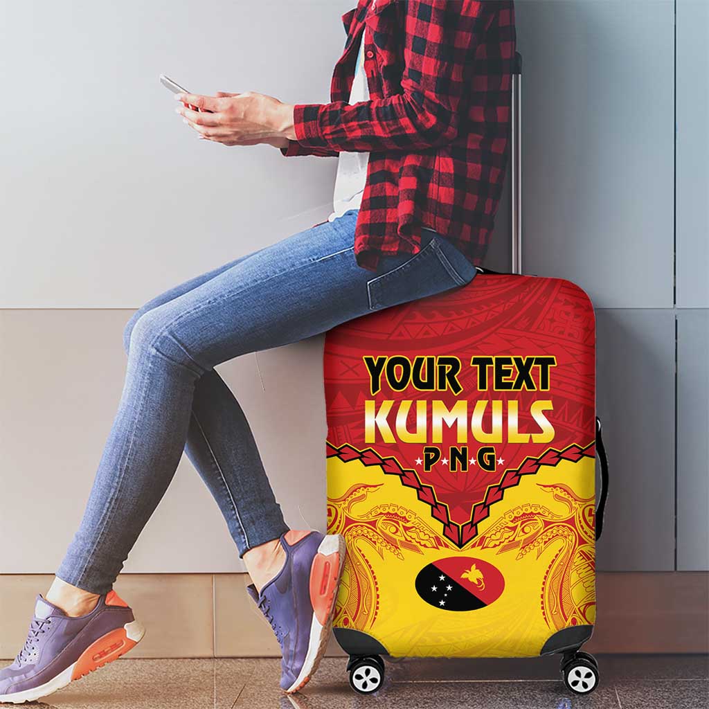 Papua New Guinea Rugby Custom Luggage Cover Go Kumuls PNG - Polynesian Pattern LT14 - Polynesian Pride