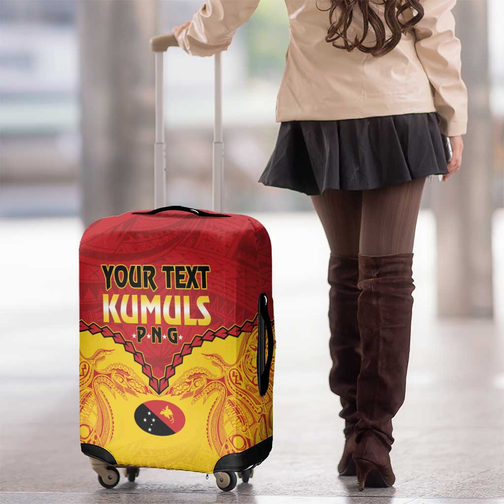 Papua New Guinea Rugby Custom Luggage Cover Go Kumuls PNG - Polynesian Pattern LT14 - Polynesian Pride