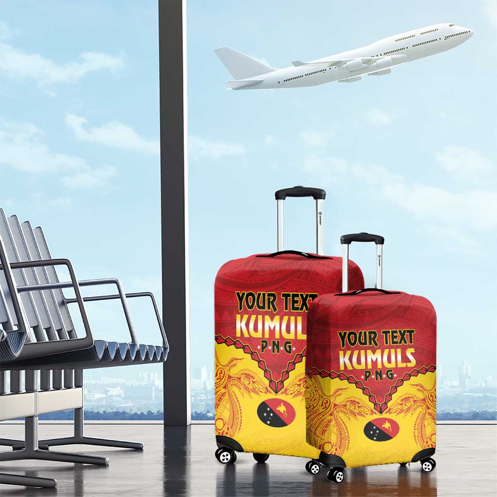 Papua New Guinea Rugby Custom Luggage Cover Go Kumuls PNG - Polynesian Pattern LT14 - Polynesian Pride