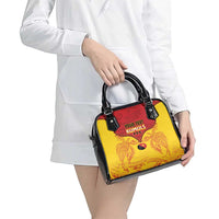Papua New Guinea Rugby Custom Shoulder Handbag Go Kumuls PNG - Polynesian Pattern LT14 - Polynesian Pride
