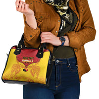 Papua New Guinea Rugby Custom Shoulder Handbag Go Kumuls PNG - Polynesian Pattern LT14 - Polynesian Pride