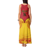 Papua New Guinea Rugby Custom Tank Maxi Dress Go Kumuls PNG - Polynesian Pattern LT14 - Polynesian Pride