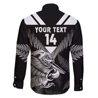 Aotearoa Silver Fern Rugby Custom Family Matching Summer Maxi Dress and Hawaiian Shirt 2024 Go Kiwi LT14 - Polynesian Pride