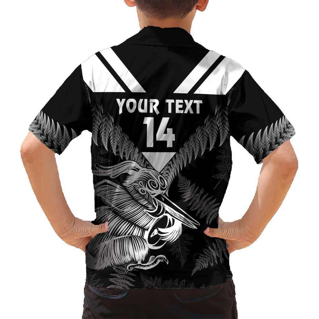 Aotearoa Silver Fern Rugby Custom Family Matching Tank Maxi Dress and Hawaiian Shirt 2024 Go Kiwi LT14 - Polynesian Pride