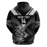 Aotearoa Silver Fern Rugby Custom Hoodie 2024 Go Kiwi LT14 - Polynesian Pride