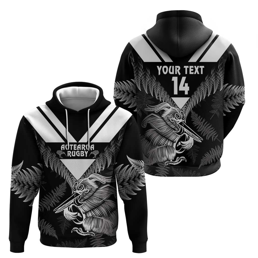Aotearoa Silver Fern Rugby Custom Hoodie 2024 Go Kiwi LT14 - Polynesian Pride
