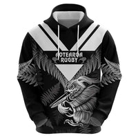 Aotearoa Silver Fern Rugby Custom Hoodie 2024 Go Kiwi LT14 - Polynesian Pride