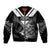 Aotearoa Silver Fern Rugby Custom Sleeve Zip Bomber Jacket 2024 Go Kiwi
