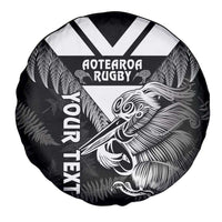 Aotearoa Silver Fern Rugby Custom Spare Tire Cover 2024 Go Kiwi