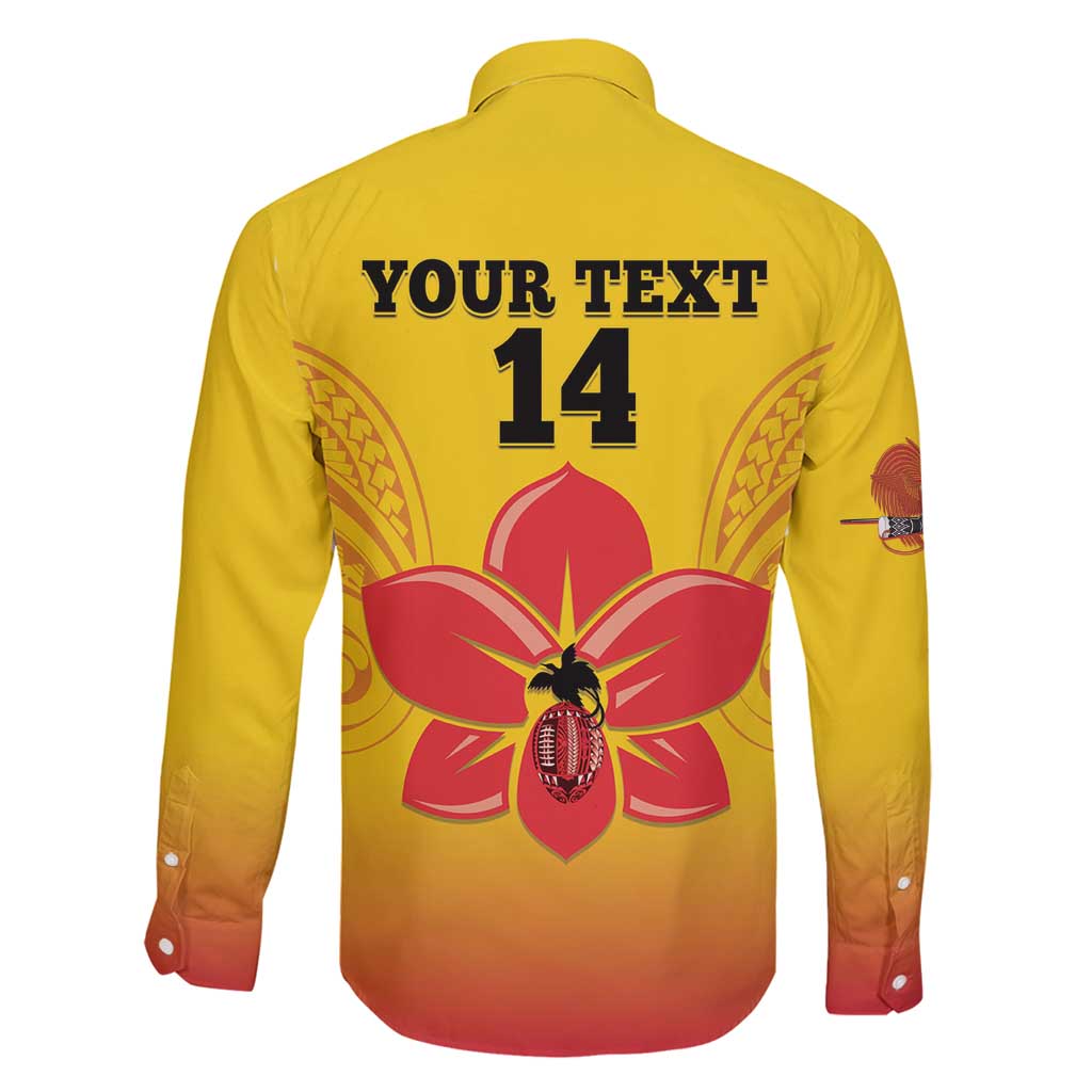Orchids PNG Rugby Custom Family Matching Tank Maxi Dress and Hawaiian Shirt Go Champions Papua New Guinea LT14 - Polynesian Pride