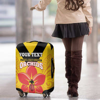 Orchids PNG Rugby Custom Luggage Cover Go Champions Papua New Guinea LT14 - Polynesian Pride