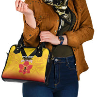 Orchids PNG Rugby Custom Shoulder Handbag Go Champions Papua New Guinea LT14 - Polynesian Pride