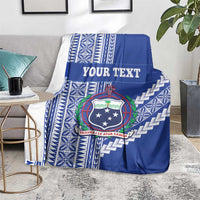 Fetu Samoa Rugby Custom Blanket Siapo Pattern - Sporty Style LT14 - Polynesian Pride