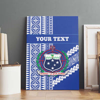 Fetu Samoa Rugby Custom Canvas Wall Art Siapo Pattern - Sporty Style