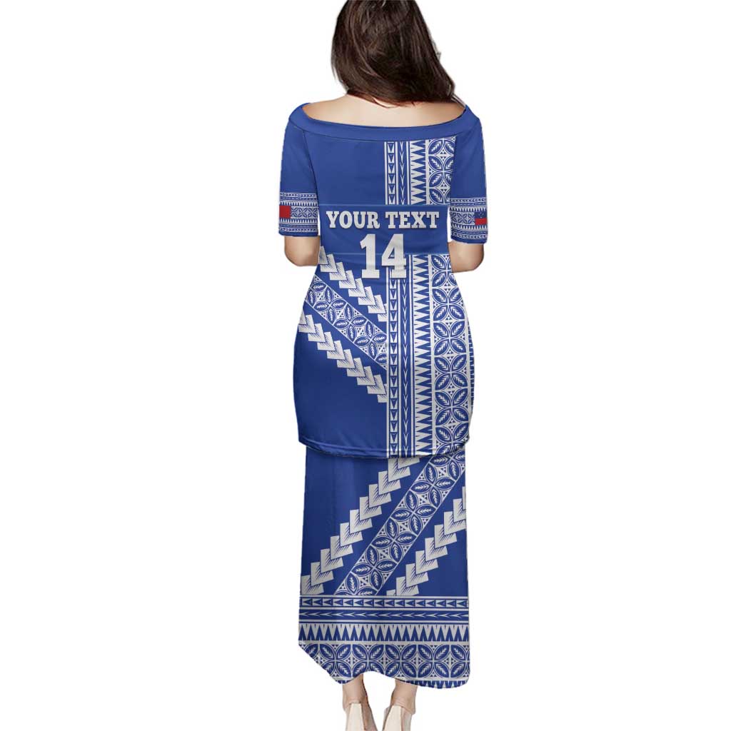 Fetu Samoa Rugby Custom Family Matching Puletasi and Hawaiian Shirt Siapo Pattern - Sporty Style