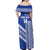 Fetu Samoa Rugby Custom Off Shoulder Maxi Dress Siapo Pattern - Sporty Style