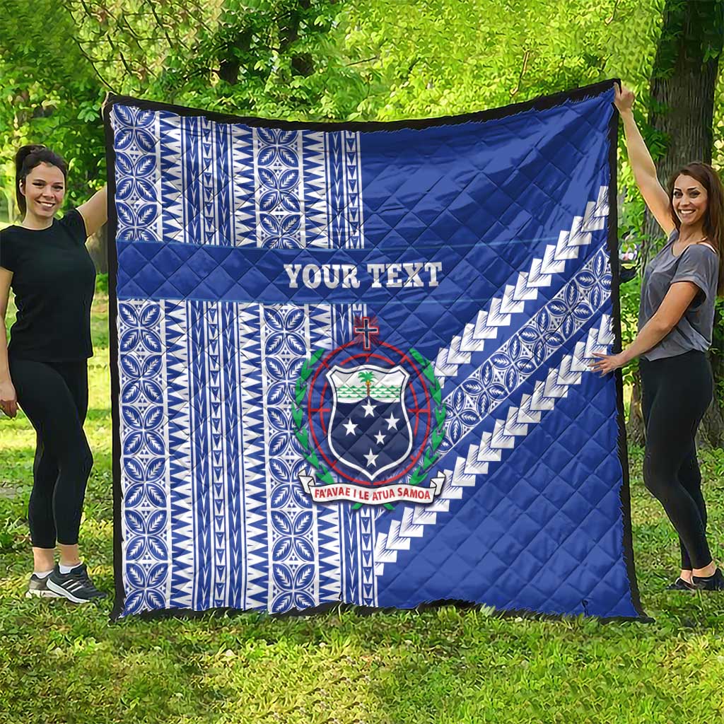 Fetu Samoa Rugby Custom Quilt Siapo Pattern - Sporty Style LT14 - Polynesian Pride