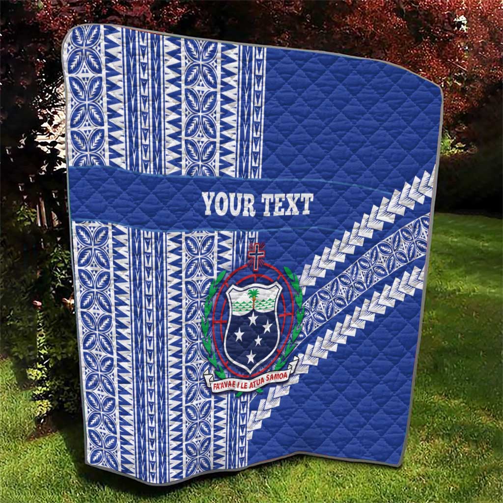 Fetu Samoa Rugby Custom Quilt Siapo Pattern - Sporty Style LT14 - Polynesian Pride