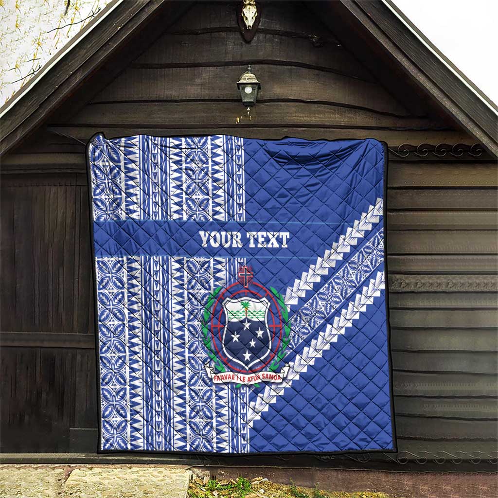 Fetu Samoa Rugby Custom Quilt Siapo Pattern - Sporty Style LT14 - Polynesian Pride