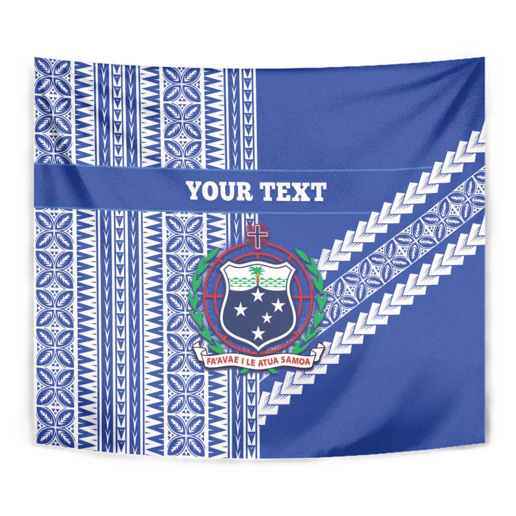 Fetu Samoa Rugby Custom Tapestry Siapo Pattern - Sporty Style