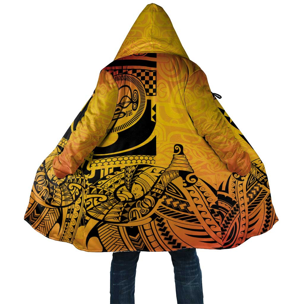 Marquesas Islands Cloak Marquesan Matatiki Fish Hook Patutiki - Polynesian Pride