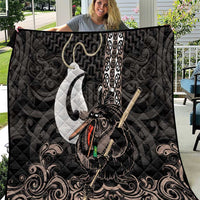 Aotearoa Hei Matau Quilt Haka Kiwi Mix Maori Mangopare