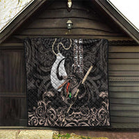 Aotearoa Hei Matau Quilt Haka Kiwi Mix Maori Mangopare