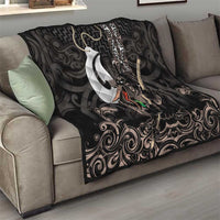 Aotearoa Hei Matau Quilt Haka Kiwi Mix Maori Mangopare