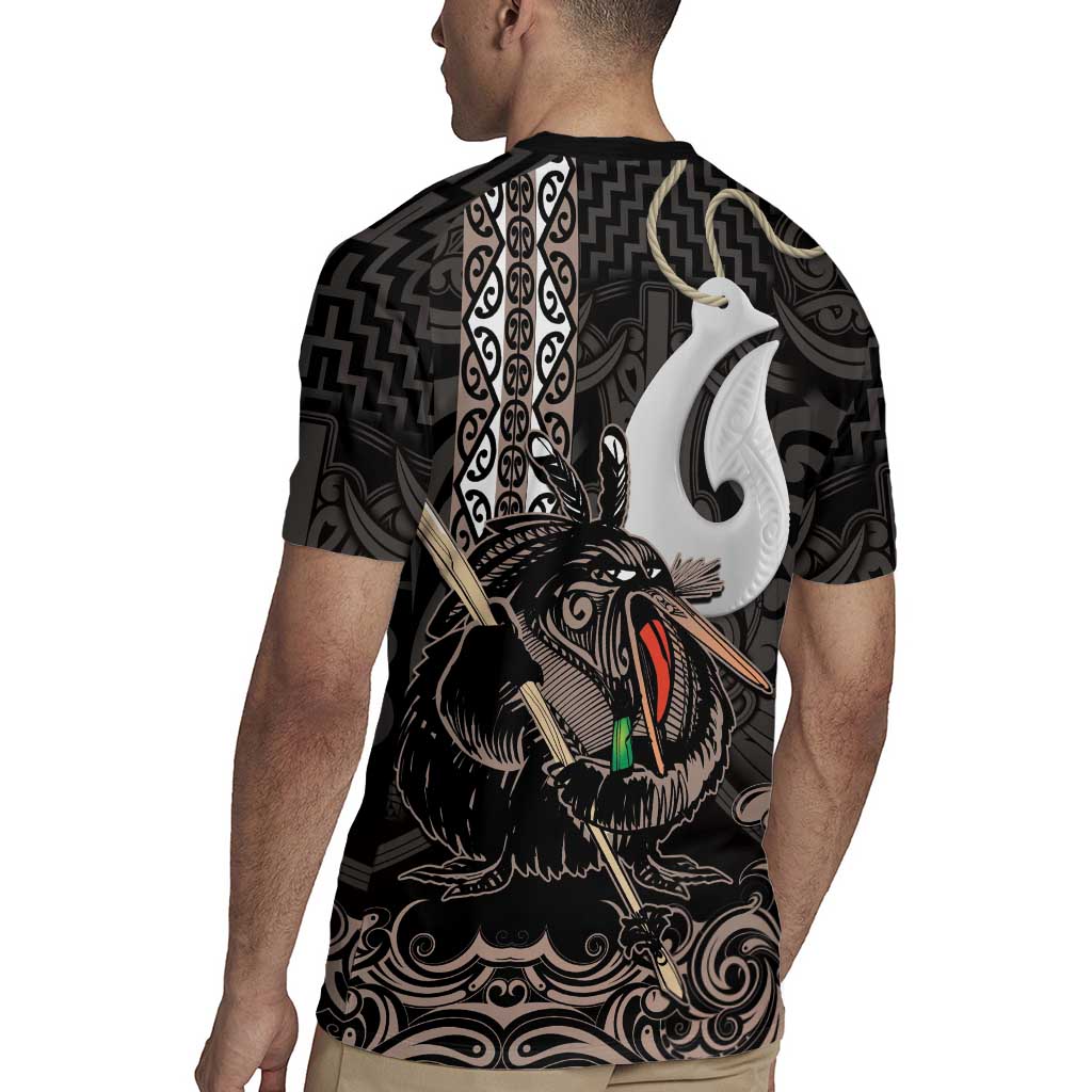 Aotearoa Hei Matau Rugby Jersey Haka Kiwi Mix Maori Mangopare