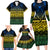 Halo Olaketa Solomon Islands Family Matching Long Sleeve Bodycon Dress and Hawaiian Shirt Melanesian Tribal Pattern Gradient Version LT14 - Polynesian Pride
