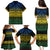 Halo Olaketa Solomon Islands Family Matching Puletasi and Hawaiian Shirt Melanesian Tribal Pattern Gradient Version LT14 - Polynesian Pride