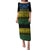 Halo Olaketa Solomon Islands Family Matching Puletasi and Hawaiian Shirt Melanesian Tribal Pattern Gradient Version LT14 Mom's Dress Black - Polynesian Pride