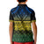 Halo Olaketa Solomon Islands Kid Polo Shirt Melanesian Tribal Pattern Gradient Version LT14 - Polynesian Pride