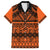 Halo Olaketa Solomon Islands Hawaiian Shirt Melanesian Tribal Pattern Orange Version LT14 Orange - Polynesian Pride