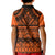 Halo Olaketa Solomon Islands Kid Polo Shirt Melanesian Tribal Pattern Orange Version LT14 - Polynesian Pride