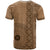 Fakaalofa Lahi Atu Niue T Shirt Vintage Hiapo Pattern Brown Version LT14 - Polynesian Pride