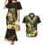 Hawaii Saint Patrick's Day Couples Matching Mermaid Dress and Hawaiian Shirt Ukulele Leprechaun Hau'Oli Maoli Oe!