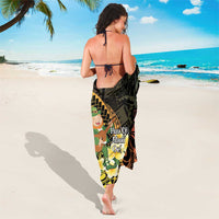 Hawaii Saint Patrick's Day Sarong Ukulele Leprechaun Hau'Oli Maoli Oe!
