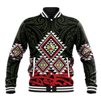 Kia Ora Aotearoa Baseball Jacket 2025 Pasifika Maori Taniko Motifs