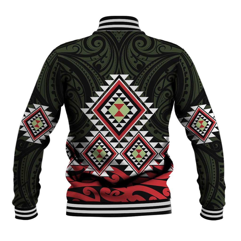 Kia Ora Aotearoa Baseball Jacket 2025 Pasifika Maori Taniko Motifs