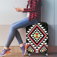 Kia Ora Aotearoa Luggage Cover 2025 Pasifika Maori Taniko Motifs