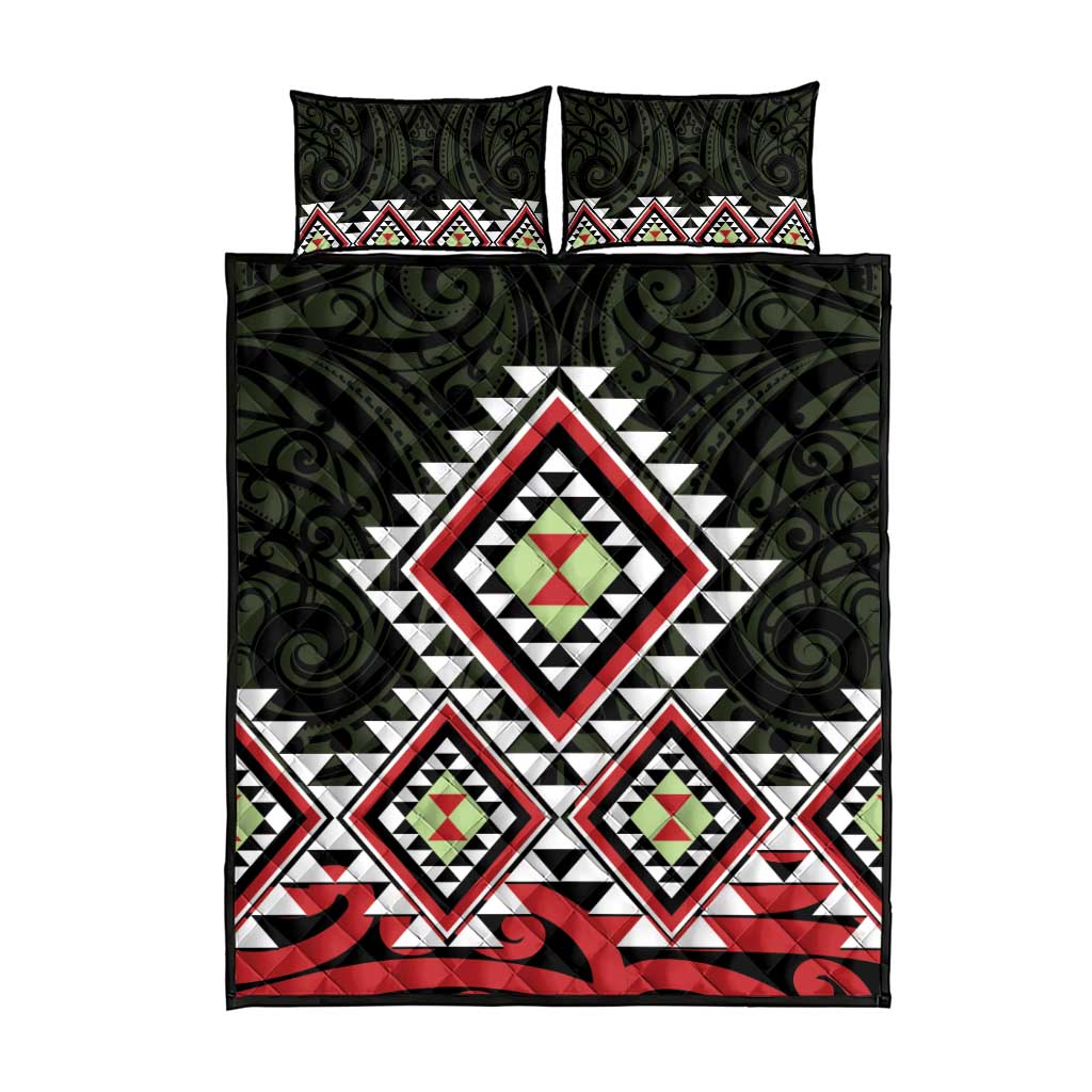 Kia Ora Aotearoa Quilt Bed Set 2025 Pasifika Maori Taniko Motifs