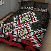 Kia Ora Aotearoa Quilt Bed Set 2025 Pasifika Maori Taniko Motifs