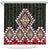 Kia Ora Aotearoa Shower Curtain 2025 Pasifika Maori Taniko Motifs