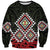 Kia Ora Aotearoa Sweatshirt 2025 Pasifika Maori Taniko Motifs