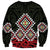 Kia Ora Aotearoa Sweatshirt 2025 Pasifika Maori Taniko Motifs