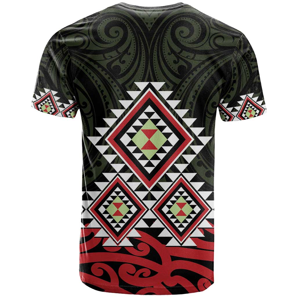 Kia Ora Aotearoa T Shirt 2025 Pasifika Maori Taniko Motifs