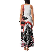 Japanese Samurai Warrior Enso Family Matching Tank Maxi Dress and Hawaiian Shirt Japan Pagoda Sakura Watercolor - Polynesian Pride