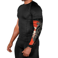 Japanese Dragon Katana Enso Arm Sleeves Japan Pagoda Seamless Cloud - Polynesian Pride