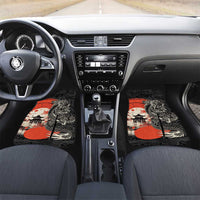Japanese Dragon Katana Enso Car Mats Japan Pagoda Seamless Cloud - Polynesian Pride